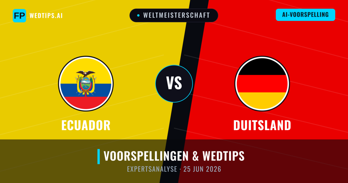 Ecuador vs Duitsland — voorspelling en vooruitblik wedstrijd