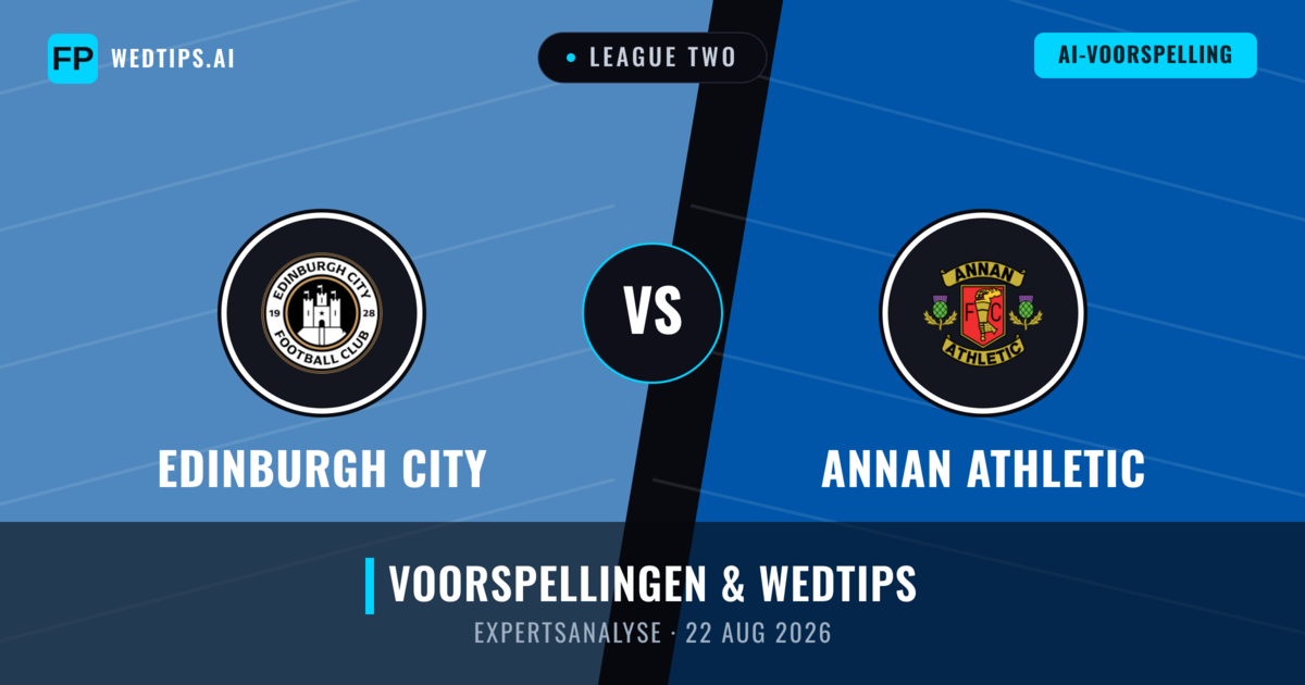 Edinburgh City vs Annan Athletic — voorspelling en vooruitblik wedstrijd
