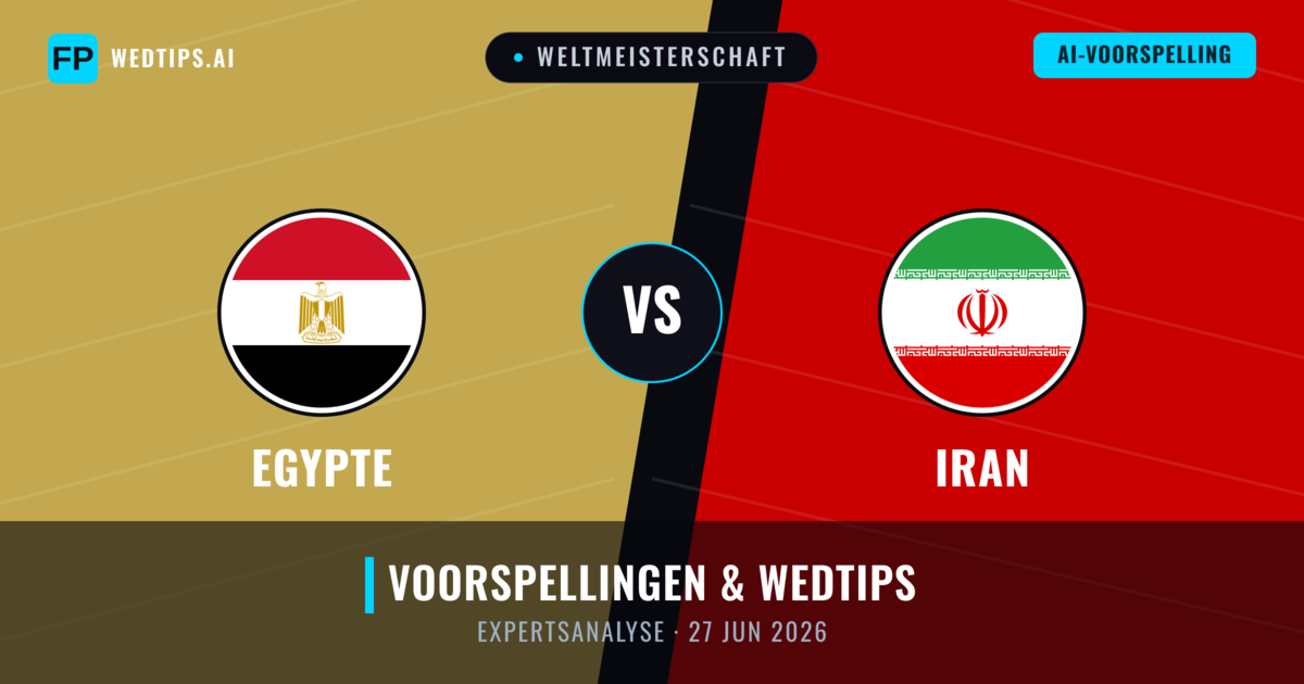 Egypte vs Iran — voorspelling en vooruitblik wedstrijd