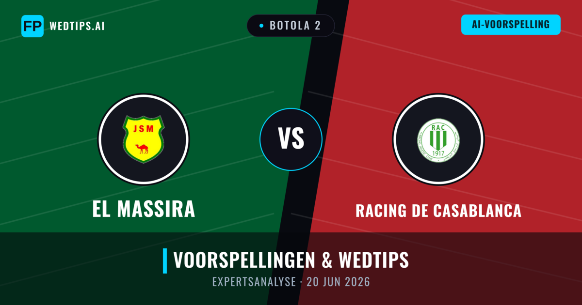 El Massira vs Racing de Casablanca — voorspelling en vooruitblik wedstrijd