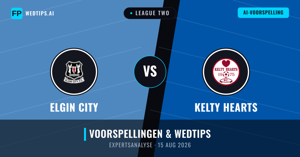 Elgin City vs Kelty Hearts — voorspelling en vooruitblik wedstrijd