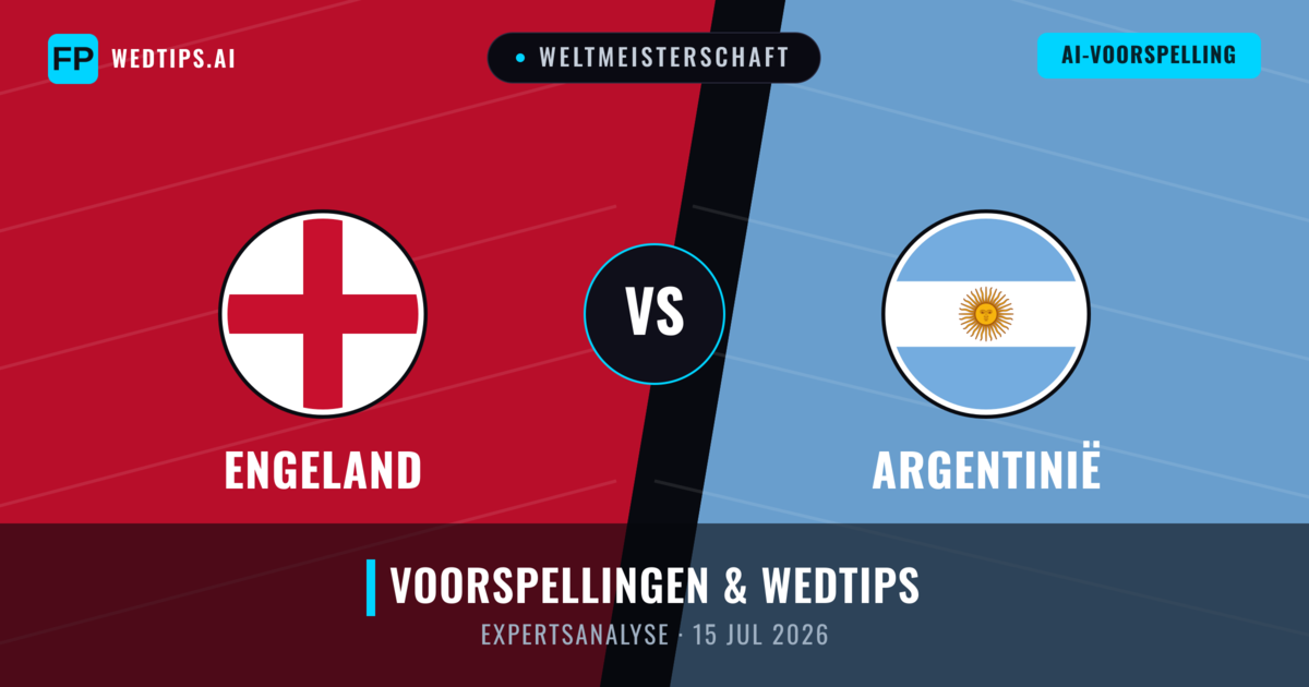 Engeland vs Argentinië — voorspelling en vooruitblik wedstrijd