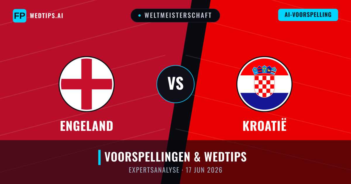 Engeland vs Kroatië — voorspelling en vooruitblik wedstrijd