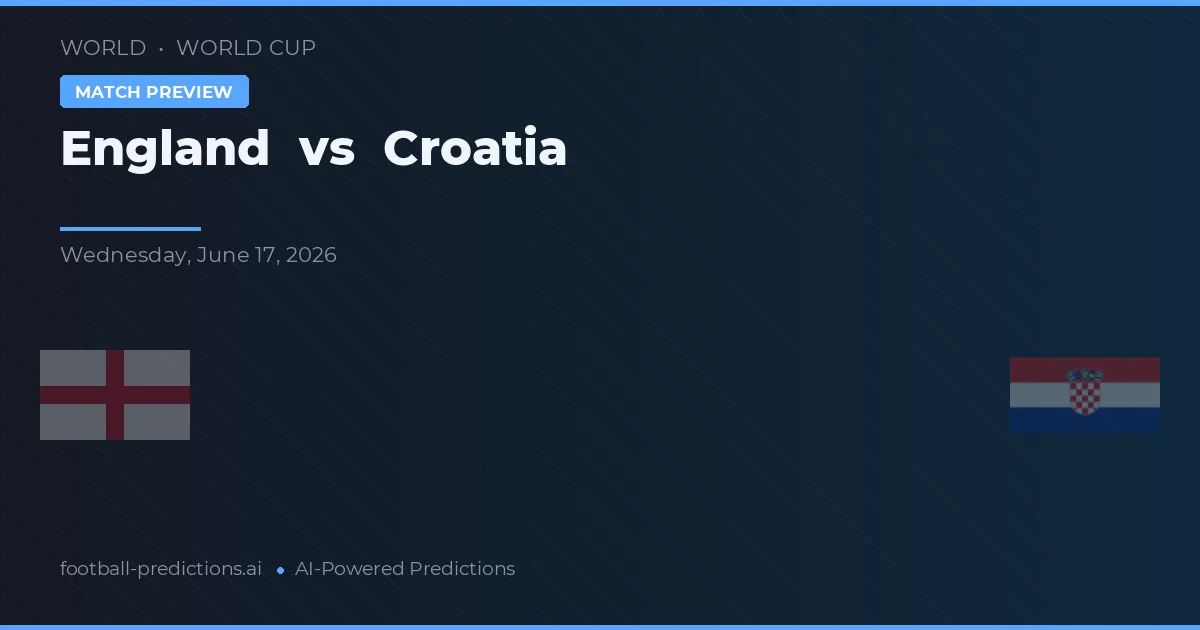 Engeland vs Kroatië — voorspelling en vooruitblik wedstrijd