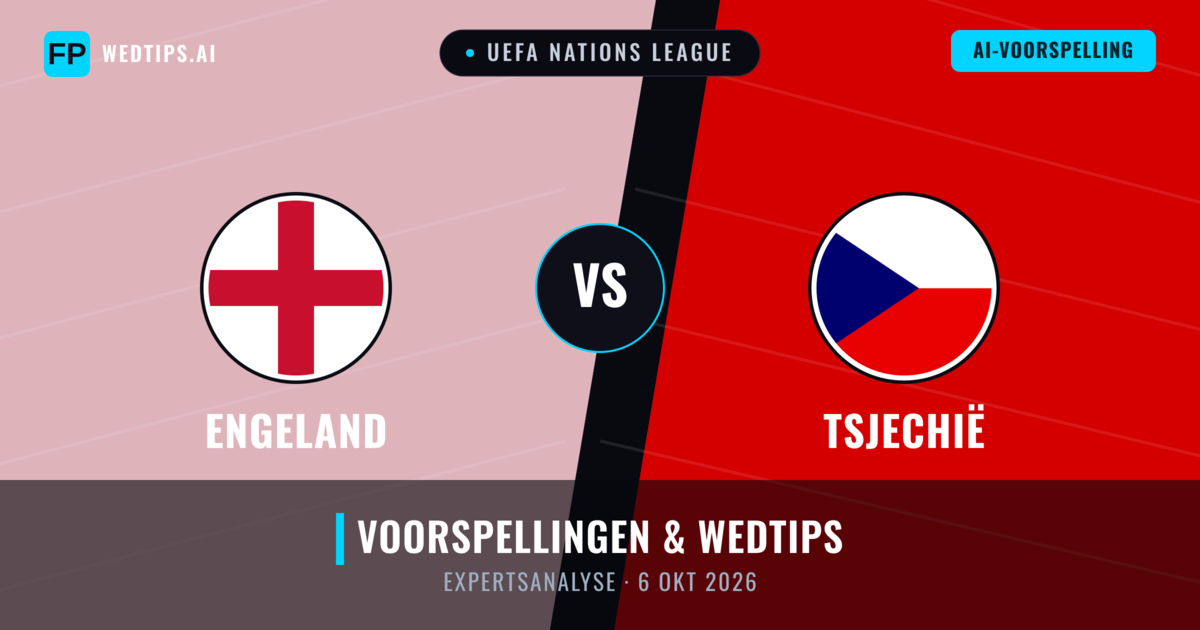 Engeland vs Tsjechië — voorspelling en vooruitblik wedstrijd