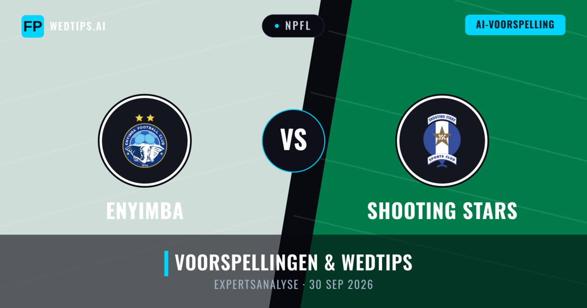Enyimba vs Shooting Stars — voorspelling en vooruitblik wedstrijd