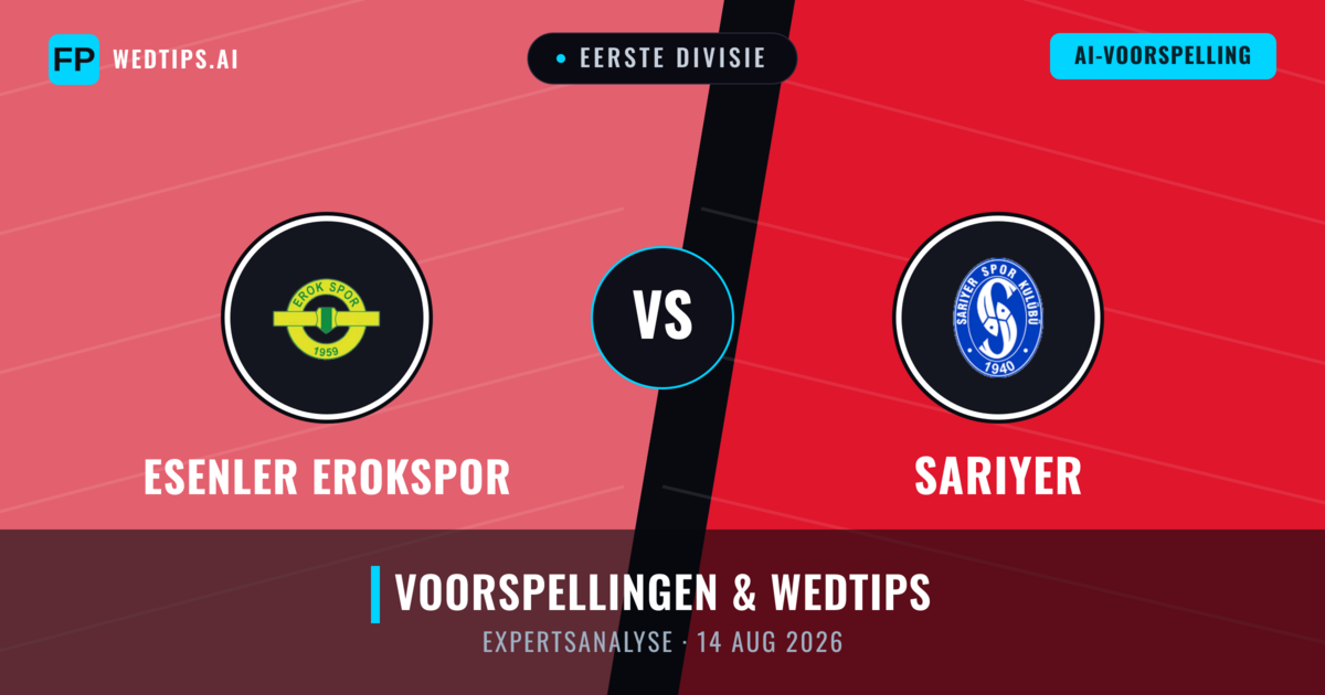 Esenler Erokspor vs Sarıyer — voorspelling en vooruitblik wedstrijd