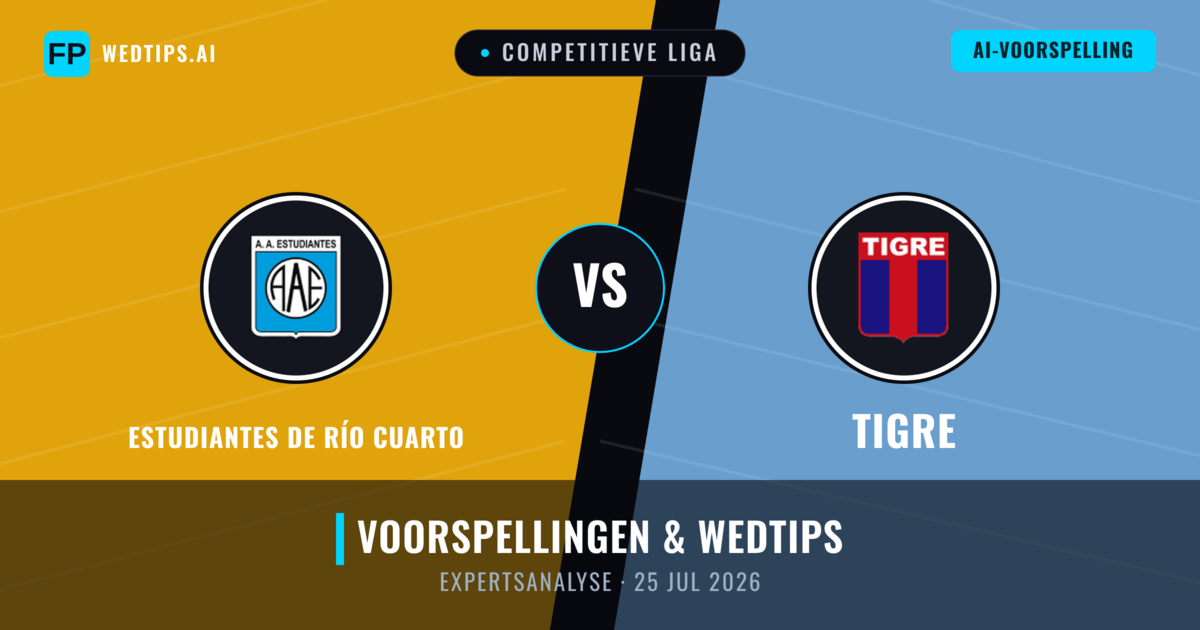 Estudiantes de Río Cuarto vs Tigre — voorspelling en vooruitblik wedstrijd