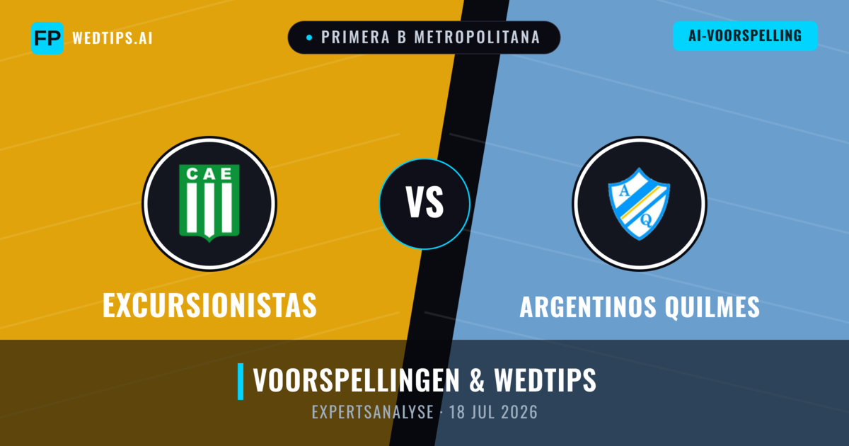 Excursionistas vs Argentinos Quilmes — voorspelling en vooruitblik wedstrijd