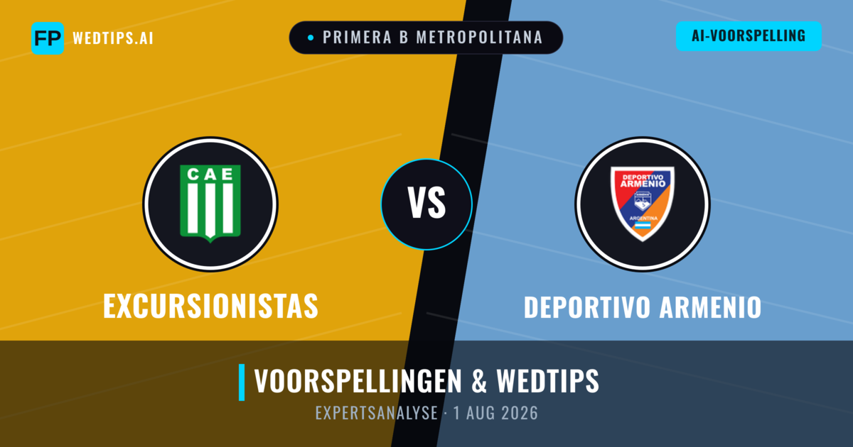 Excursionistas vs Deportivo Armenio — voorspelling en vooruitblik wedstrijd