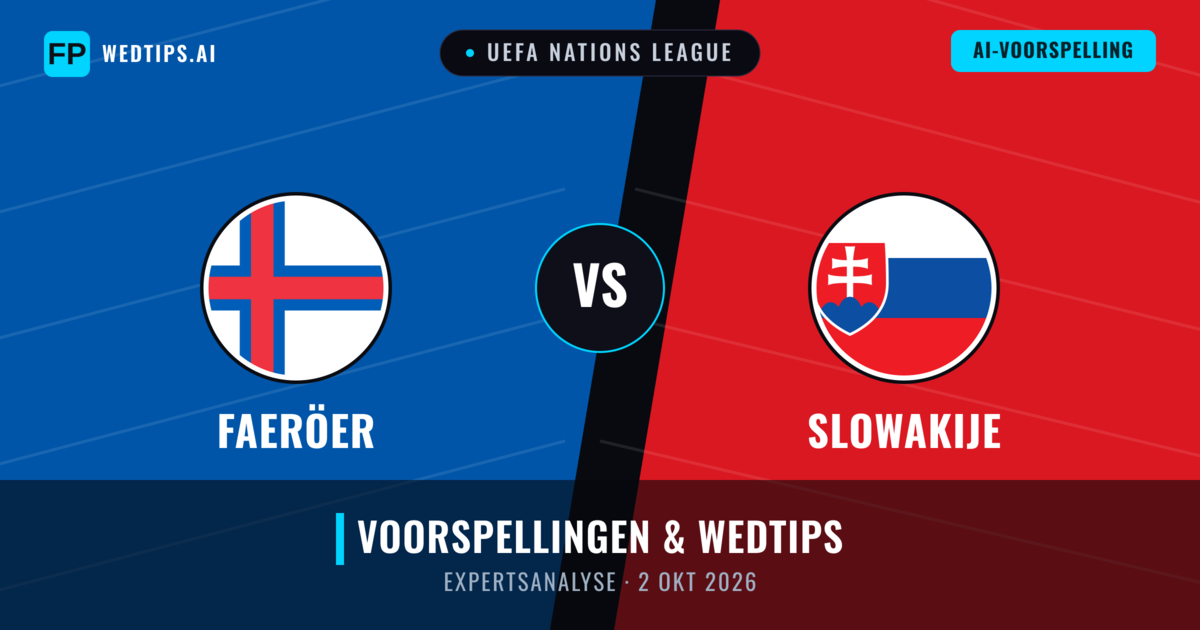 Faeröer vs Slowakije — voorspelling en vooruitblik wedstrijd