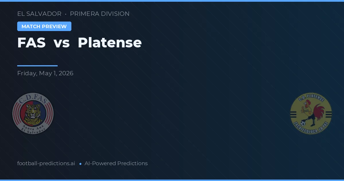FAS vs Platense — voorspelling en vooruitblik wedstrijd