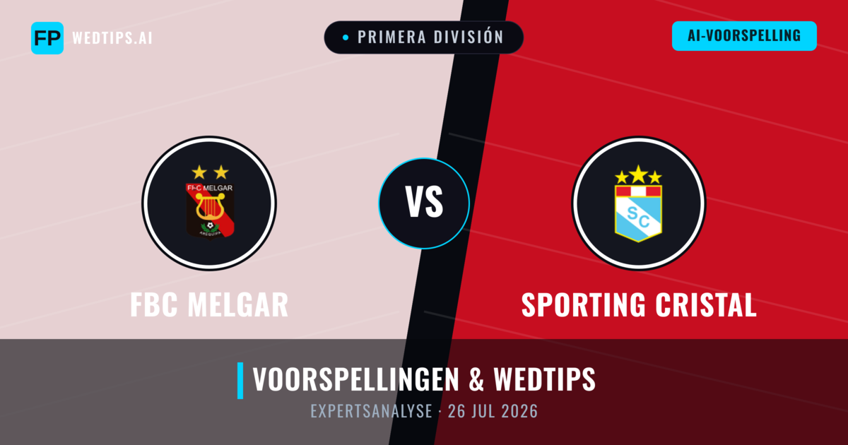 FBC Melgar vs Sporting Cristal — voorspelling en vooruitblik wedstrijd