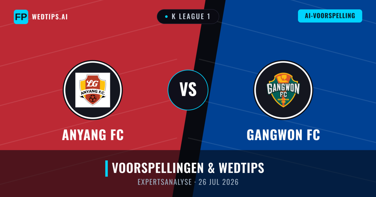Anyang FC vs Gangwon FC — voorspelling en vooruitblik wedstrijd