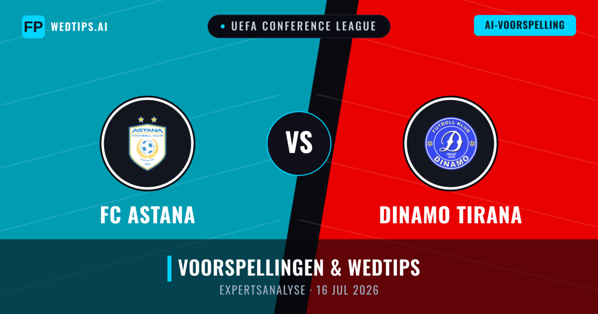 FC Astana vs Dinamo Tirana — voorspelling en vooruitblik wedstrijd