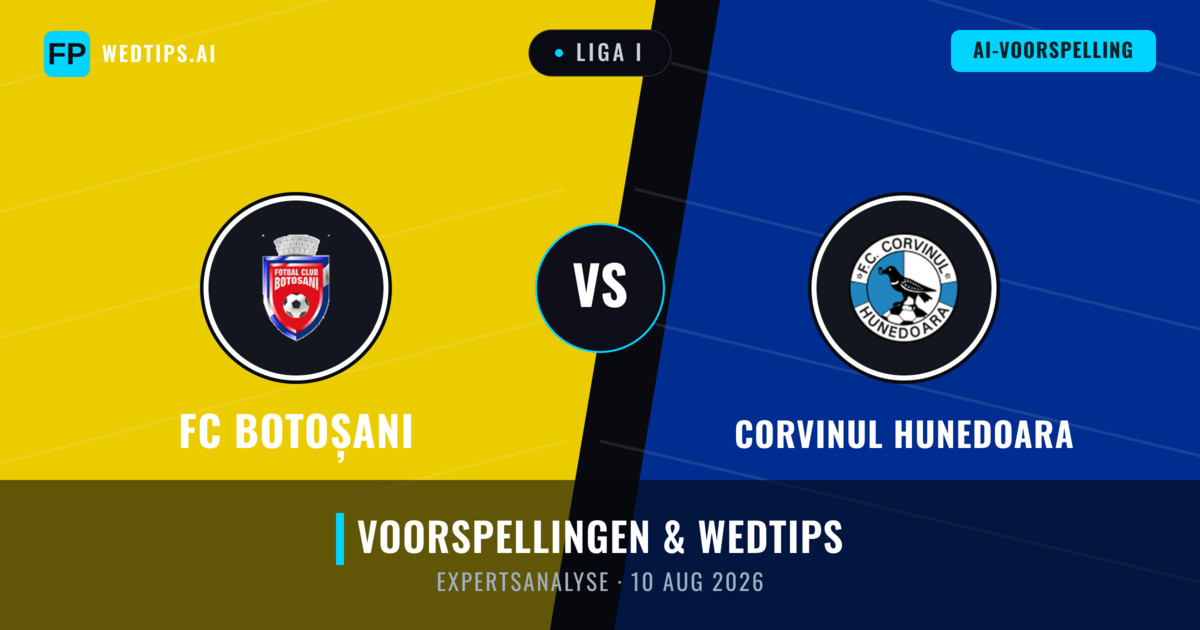 FC Botoșani vs Corvinul Hunedoara — voorspelling en vooruitblik wedstrijd