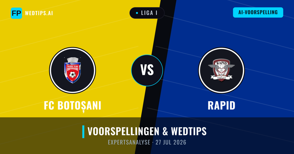 FC Botoșani vs Rapid — voorspelling en vooruitblik wedstrijd