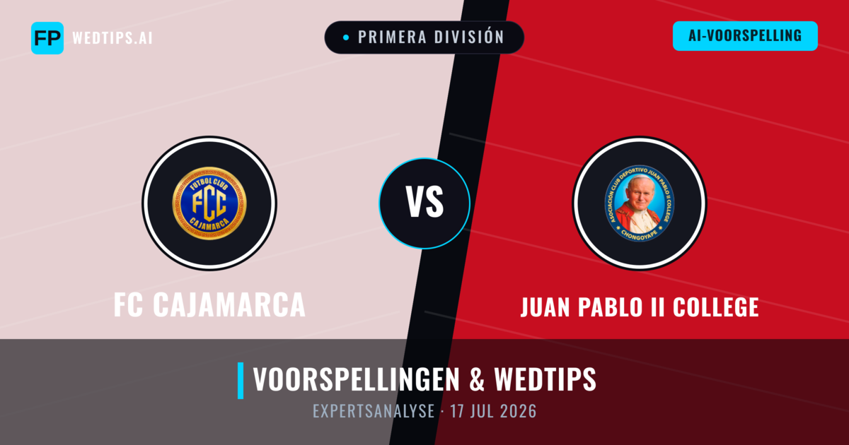 FC Cajamarca vs Juan Pablo II College — voorspelling en vooruitblik wedstrijd