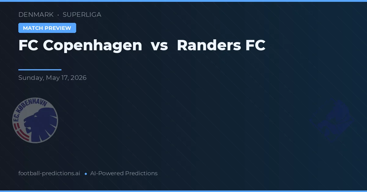 FC København vs Randers FC — voorspelling en vooruitblik wedstrijd