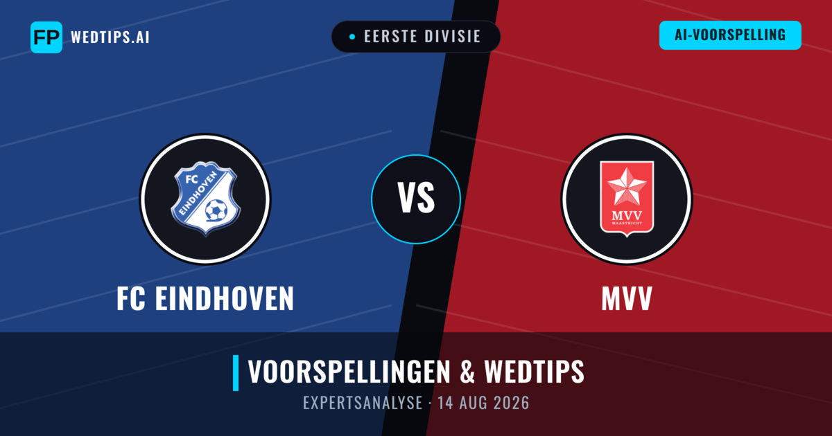 FC Eindhoven vs MVV — voorspelling en vooruitblik wedstrijd