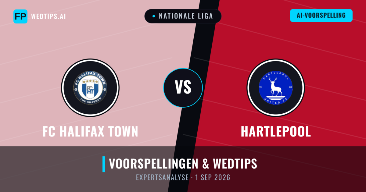 FC Halifax Town vs Hartlepool — voorspelling en vooruitblik wedstrijd