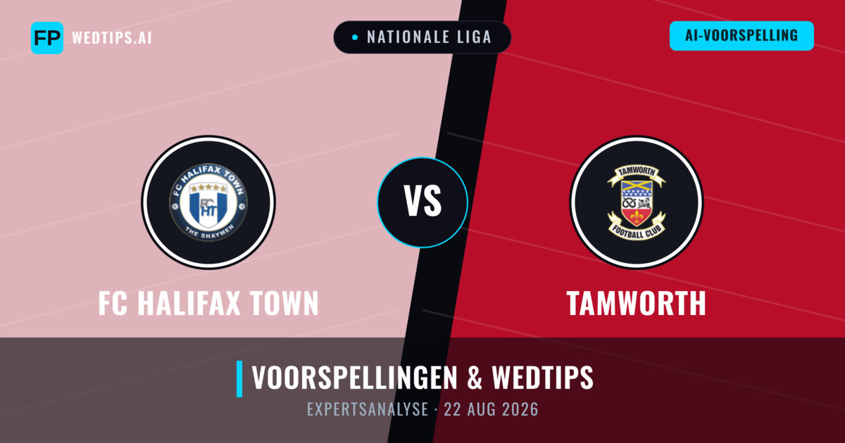 FC Halifax Town vs Tamworth — voorspelling en vooruitblik wedstrijd