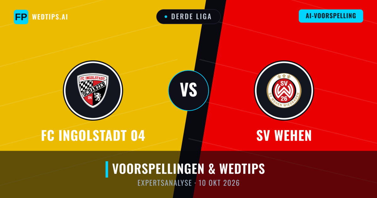 FC Ingolstadt 04 vs SV Wehen — voorspelling en vooruitblik wedstrijd