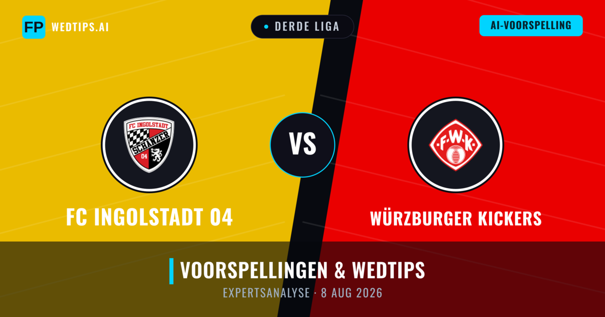 FC Ingolstadt 04 vs Würzburger Kickers — voorspelling en vooruitblik wedstrijd