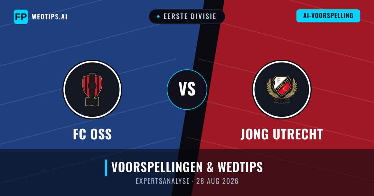 FC OSS vs Jong Utrecht — voorspelling en vooruitblik wedstrijd
