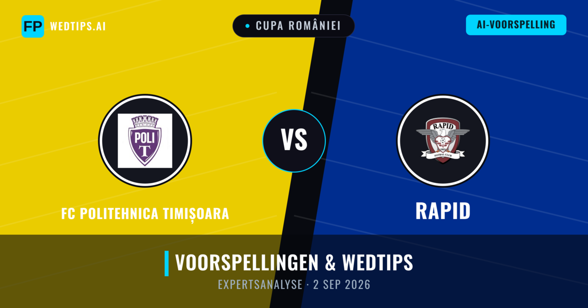 FC Politehnica Timișoara vs Rapid — voorspelling en vooruitblik wedstrijd