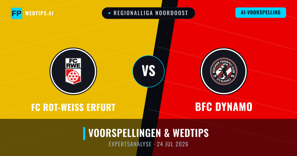 FC Rot-Weiß Erfurt vs BFC Dynamo — voorspelling en vooruitblik wedstrijd