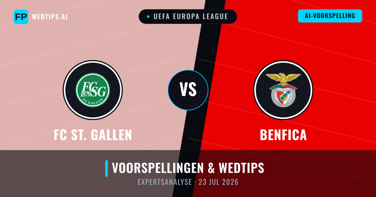 FC St. Gallen vs Benfica — voorspelling en vooruitblik wedstrijd