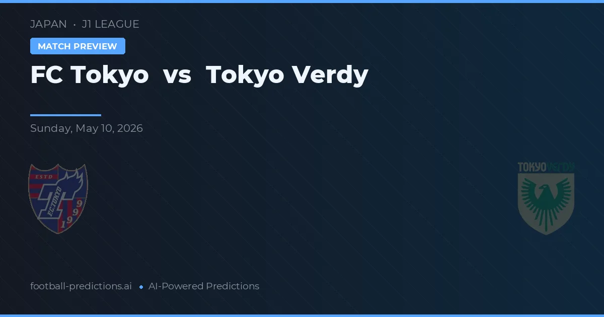 FC Tokio vs Tokyo Verdy — voorspelling en vooruitblik wedstrijd
