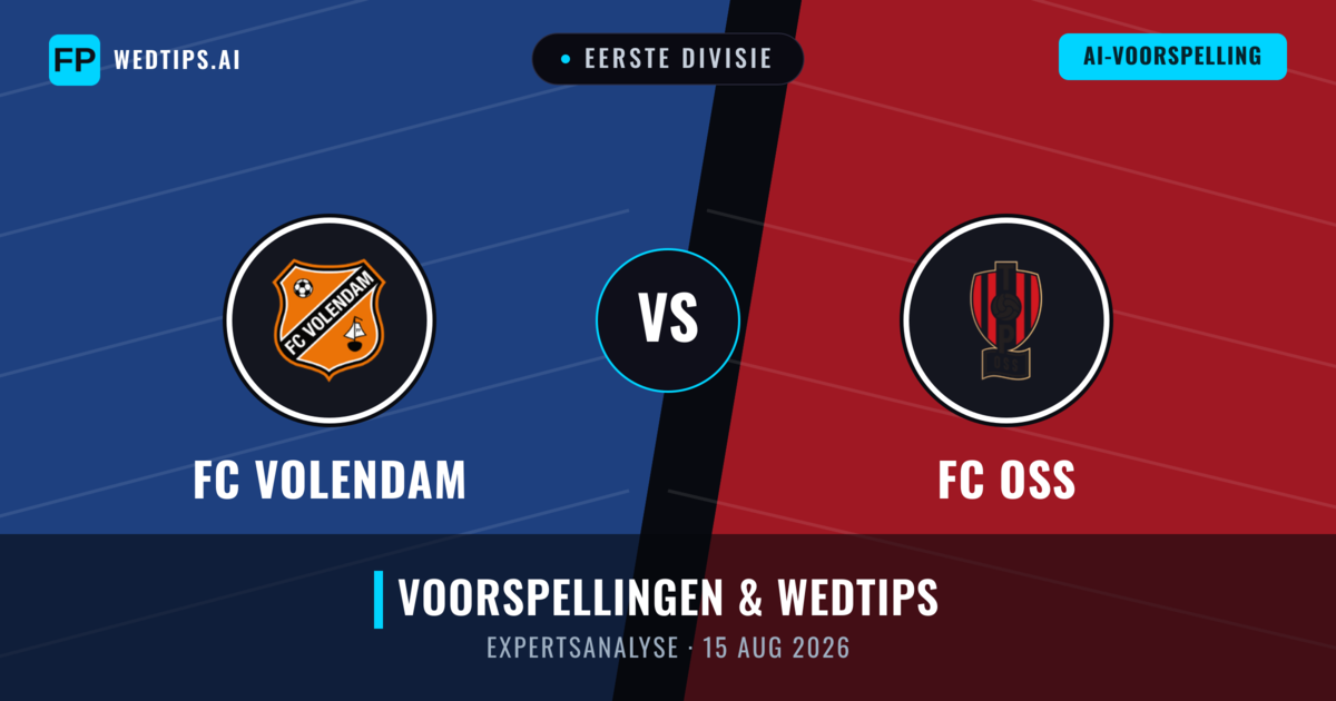 FC Volendam vs FC OSS — voorspelling en vooruitblik wedstrijd