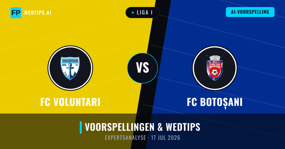 FC Voluntari vs FC Botoșani — voorspelling en vooruitblik wedstrijd