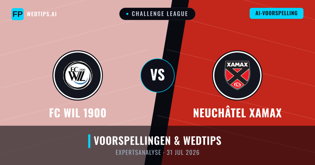 FC WIL 1900 vs Neuchâtel Xamax — voorspelling en vooruitblik wedstrijd