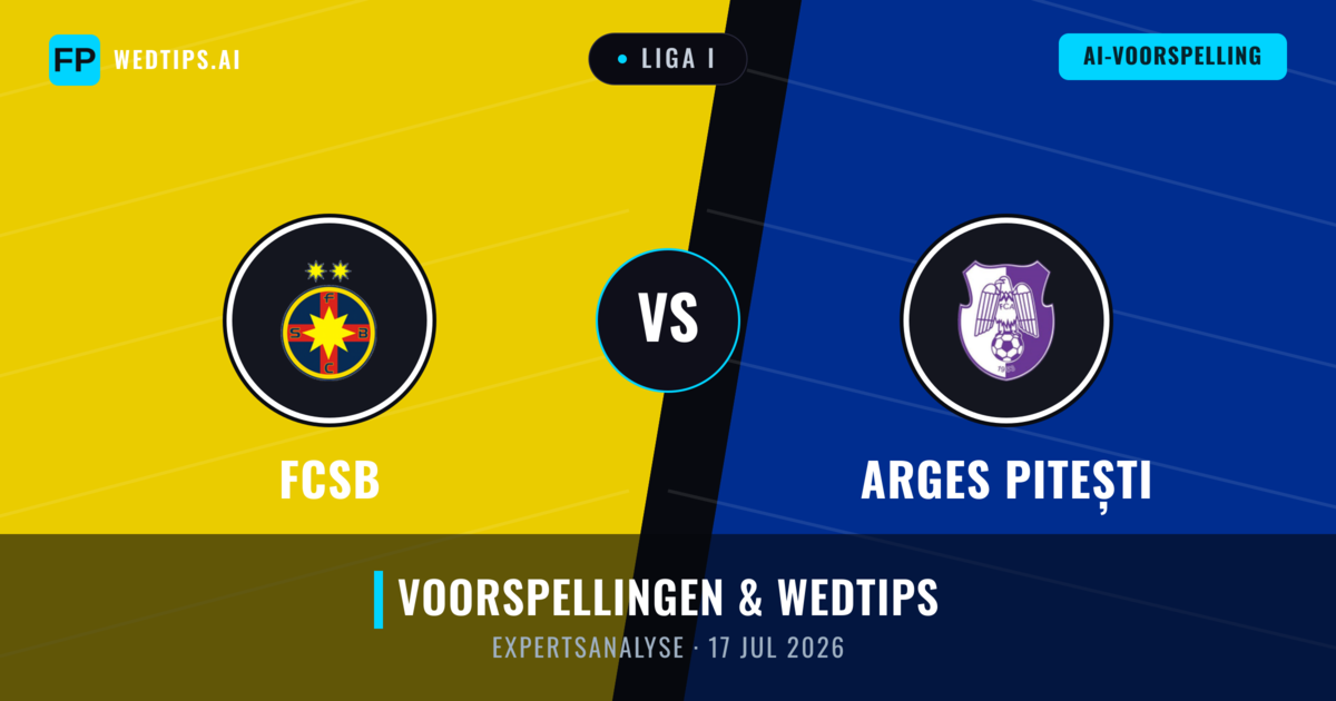 FCSB vs Arges Pitești — voorspelling en vooruitblik wedstrijd