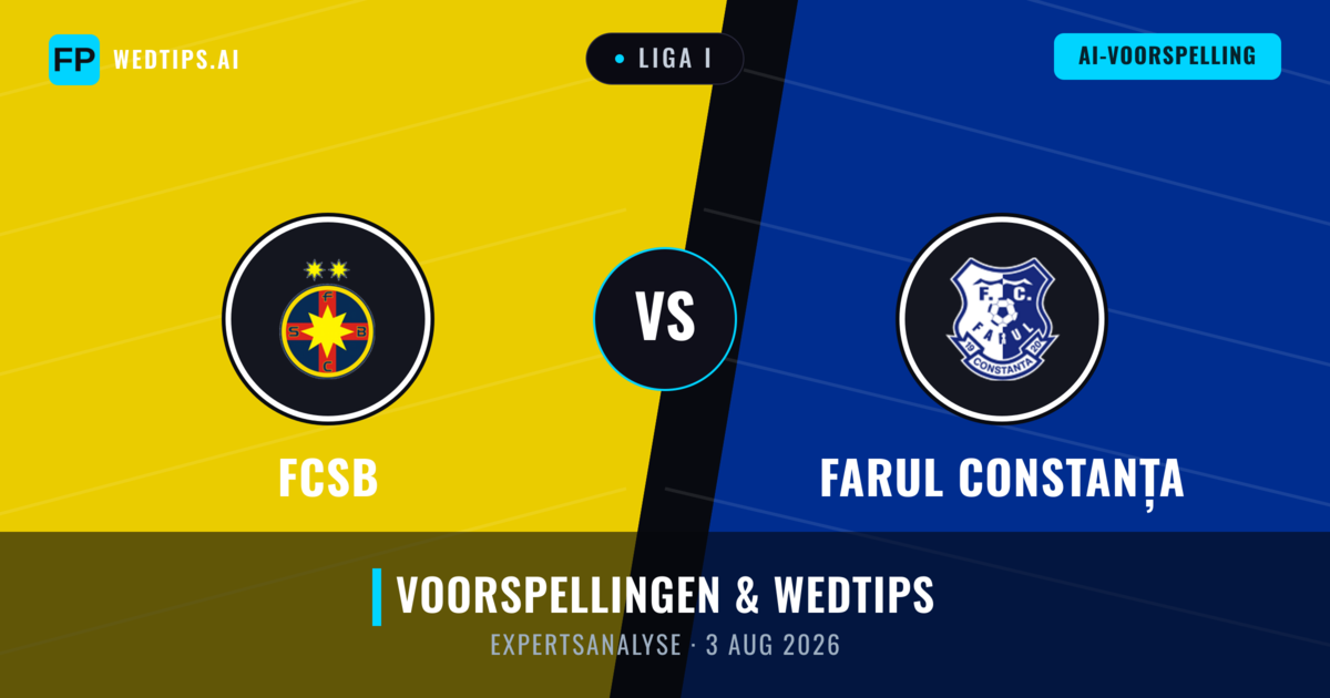 FCSB vs Farul Constanța — voorspelling en vooruitblik wedstrijd