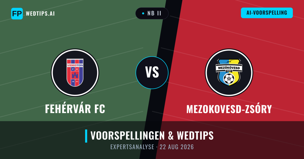 Fehérvár FC vs Mezokovesd-Zsóry — voorspelling en vooruitblik wedstrijd