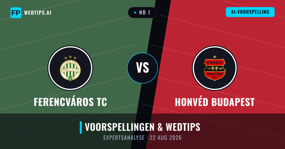 Ferencváros TC vs Honvéd Budapest — voorspelling en vooruitblik wedstrijd