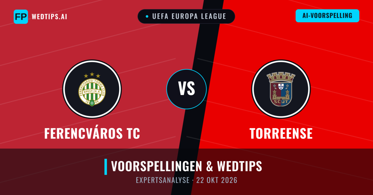 Ferencváros TC vs Torreense — voorspelling en vooruitblik wedstrijd