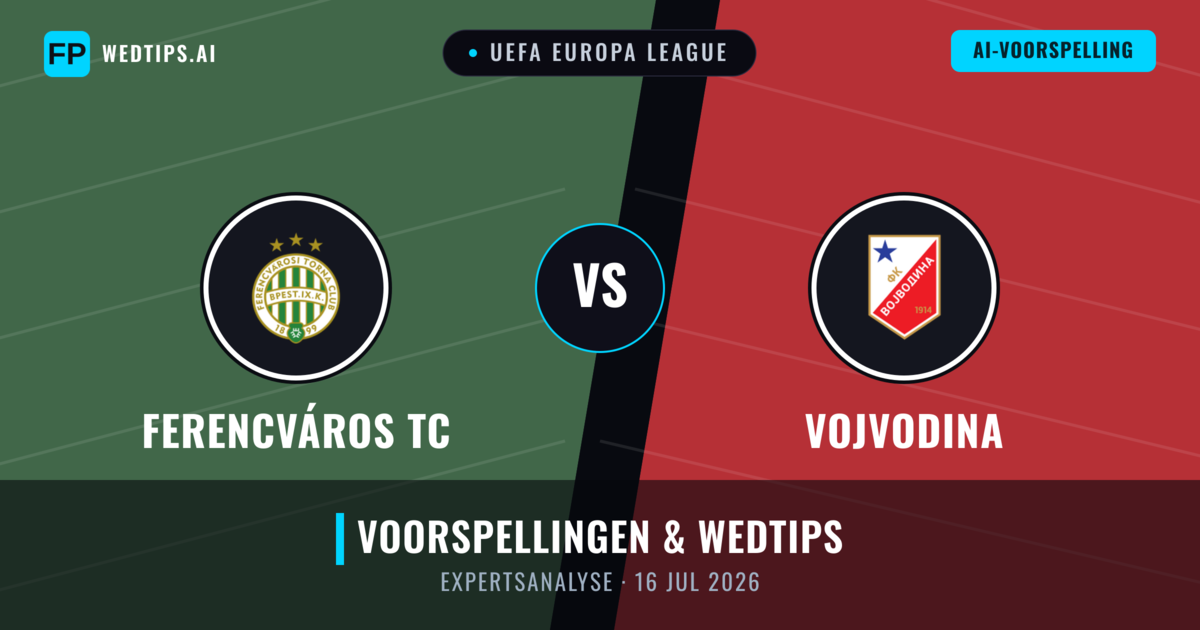 Ferencváros TC vs Vojvodina — voorspelling en vooruitblik wedstrijd