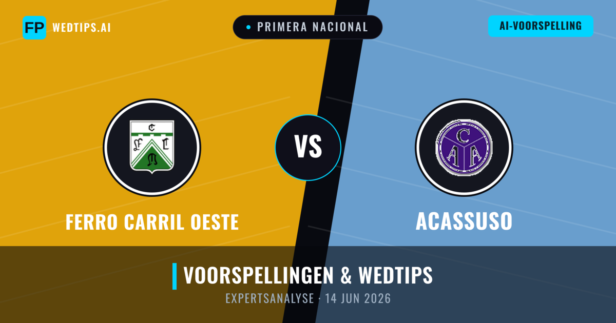 Ferro Carril Oeste vs Acassuso — voorspelling en vooruitblik wedstrijd