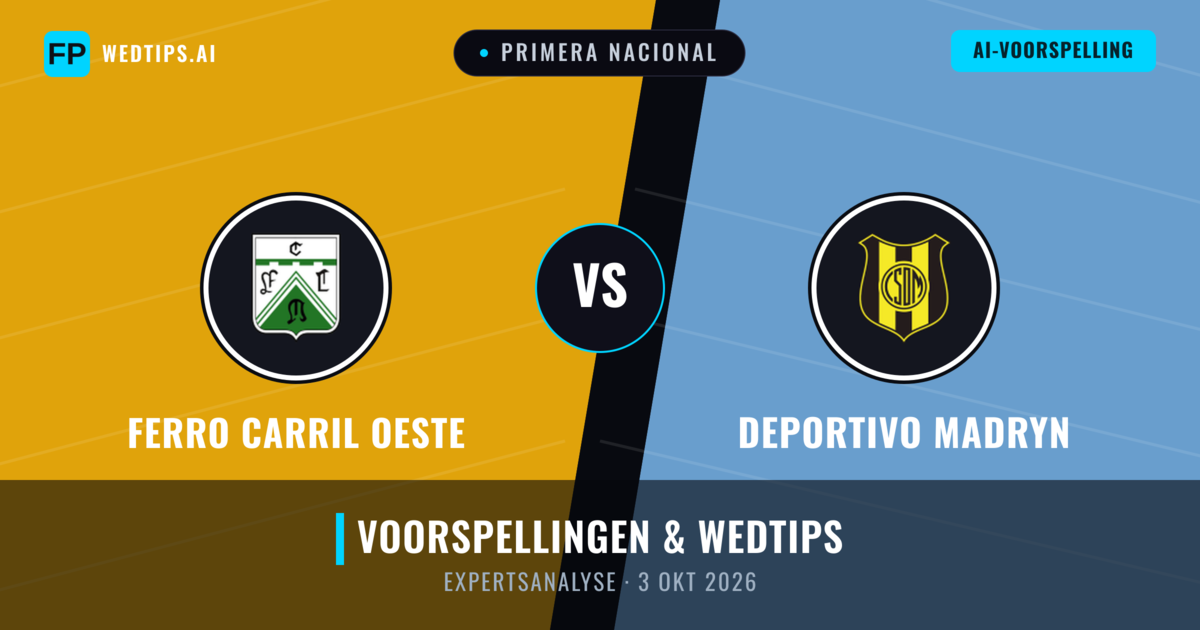 Ferro Carril Oeste vs Deportivo Madryn — voorspelling en vooruitblik wedstrijd