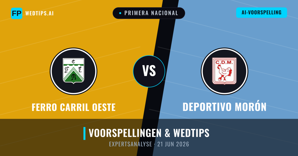 Ferro Carril Oeste vs Deportivo Morón — voorspelling en vooruitblik wedstrijd