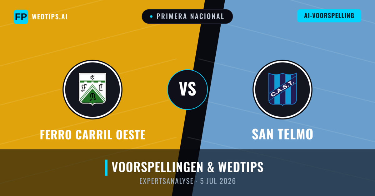 Ferro Carril Oeste vs San Telmo — voorspelling en vooruitblik wedstrijd