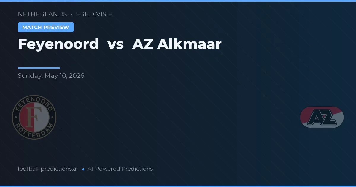 Feyenoord vs AZ Alkmaar — voorspelling en vooruitblik wedstrijd