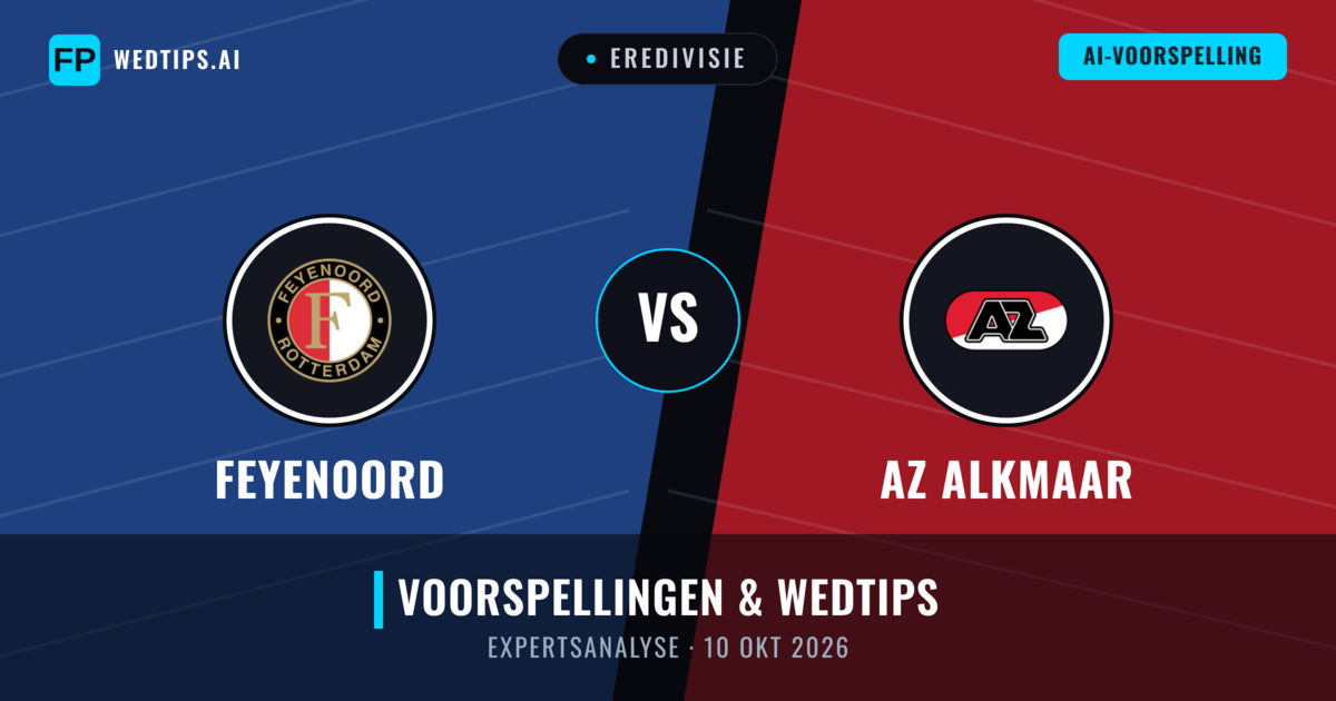 Feyenoord vs AZ Alkmaar — voorspelling en vooruitblik wedstrijd