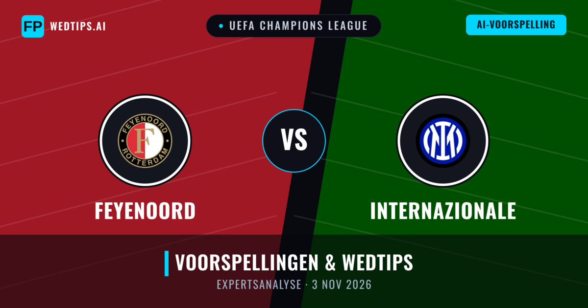 Feyenoord vs Internazionale — voorspelling en vooruitblik wedstrijd