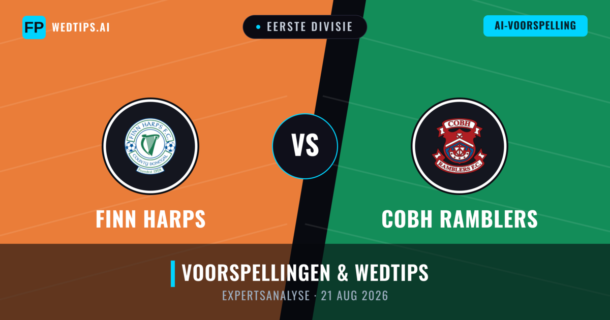 Finn Harps vs Cobh Ramblers — voorspelling en vooruitblik wedstrijd